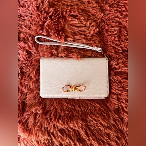 Ted Baker Bags Ted Baker Pink Wallet With Rose Gold Bow Poshmark